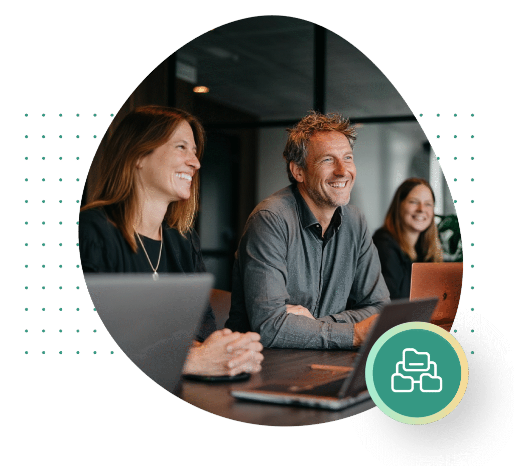 Team discussion on strengthening organisational accountability.