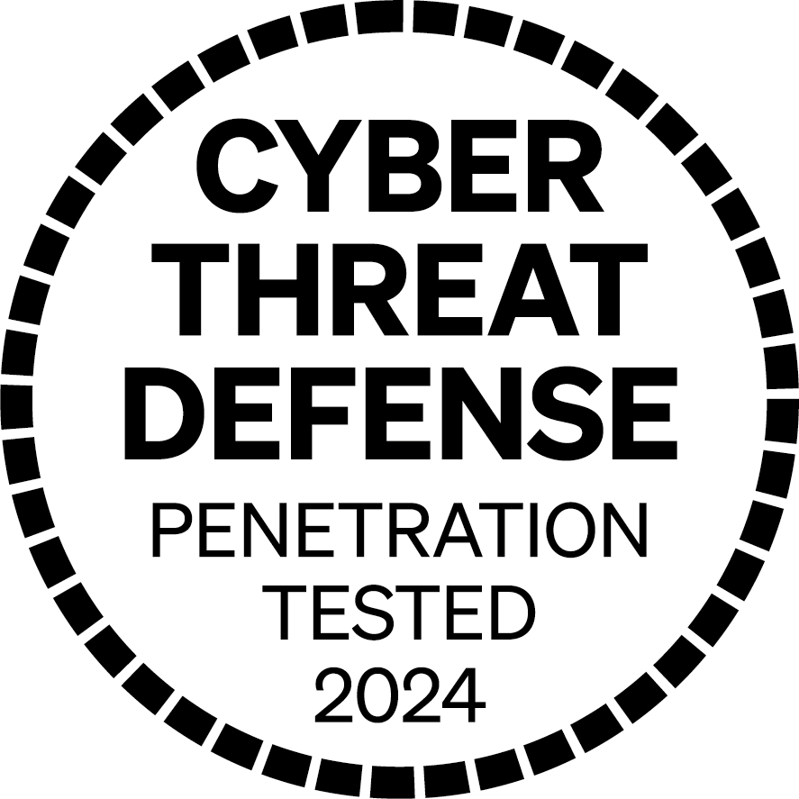 Penetration tested cyber threat defense.