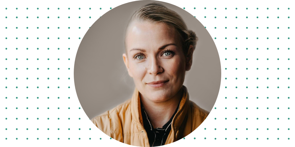 Portrait of Annelie Demred, VP Strategy and Growth at Trustlinks.