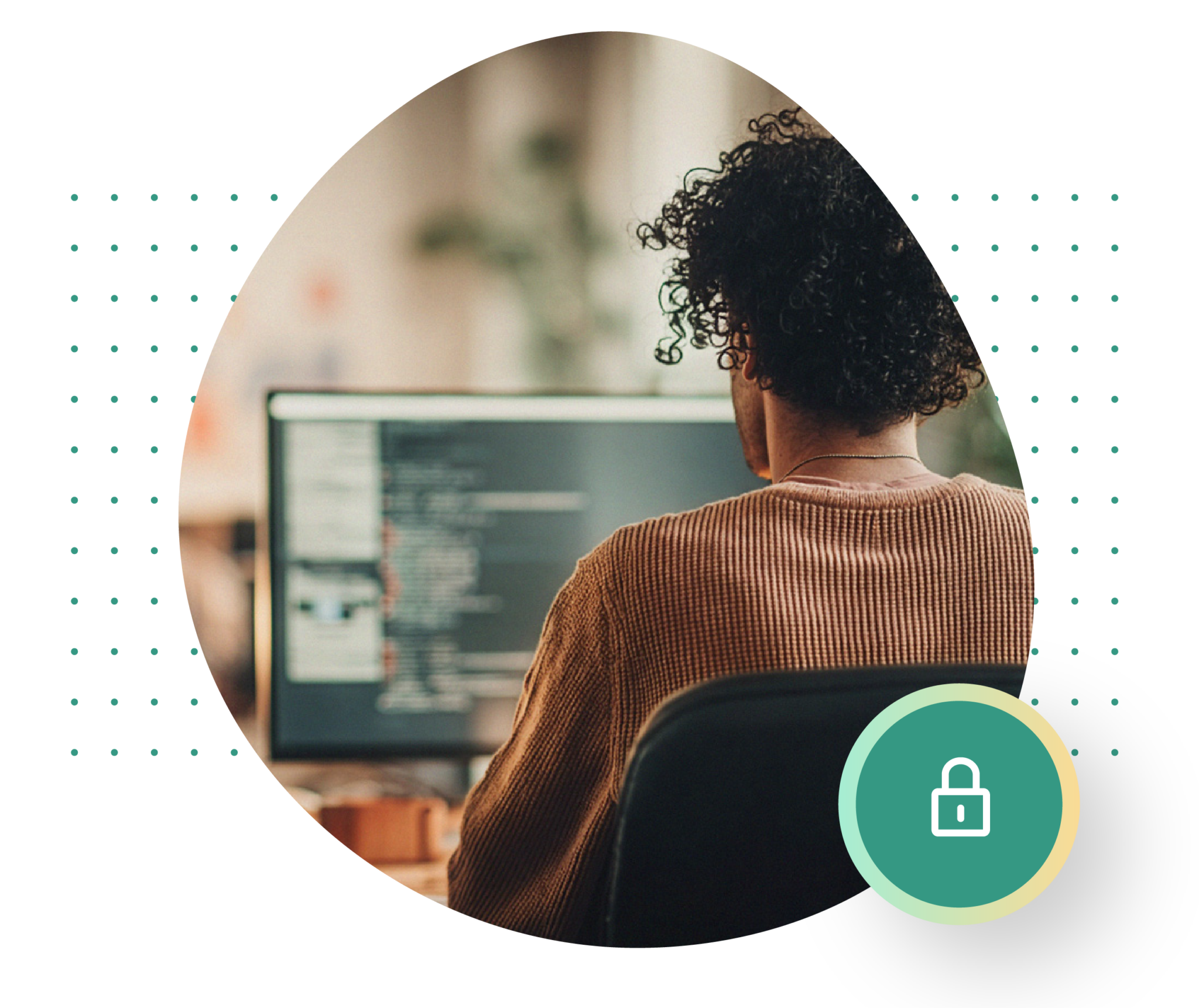Business professional using a digital compliance platform for NIS2 compliance.