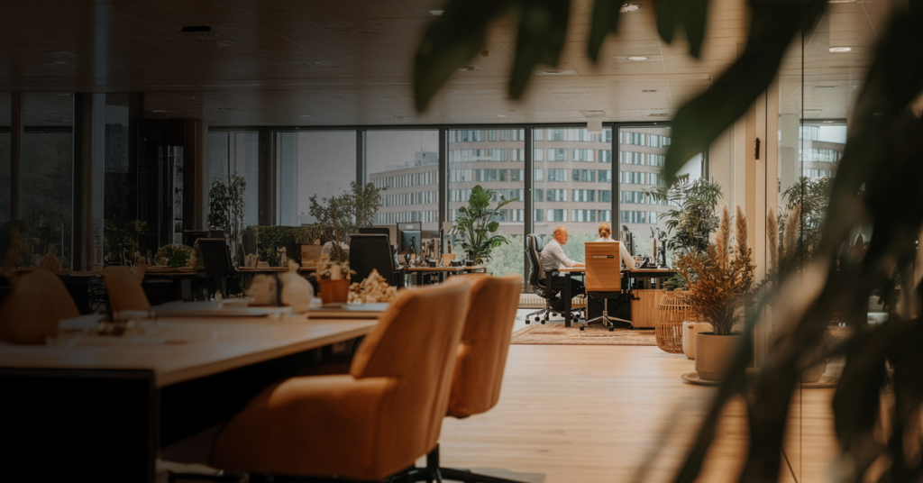 DORA team working in a modern office environment.