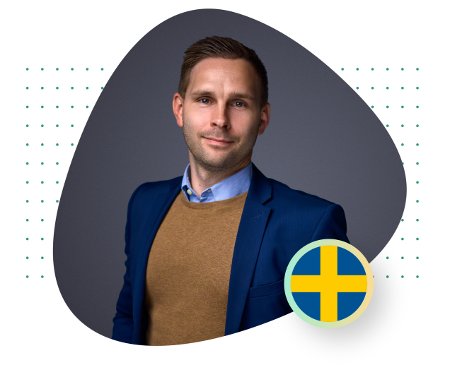 Philipp Garz, sales manager Sweden.